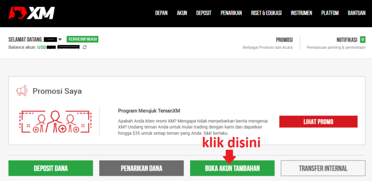 BukaAkun Penerima Rebates