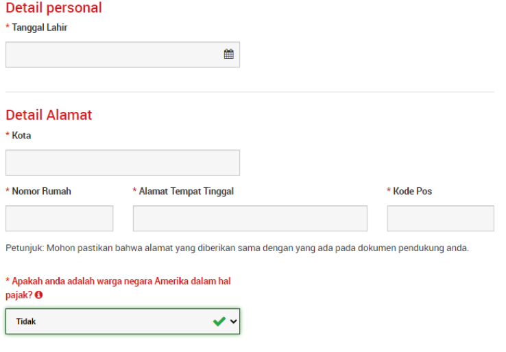 Detail Personal 2 Pembukaan Akun Baru