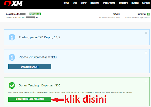 Klik klaim bonus anda sekarang.